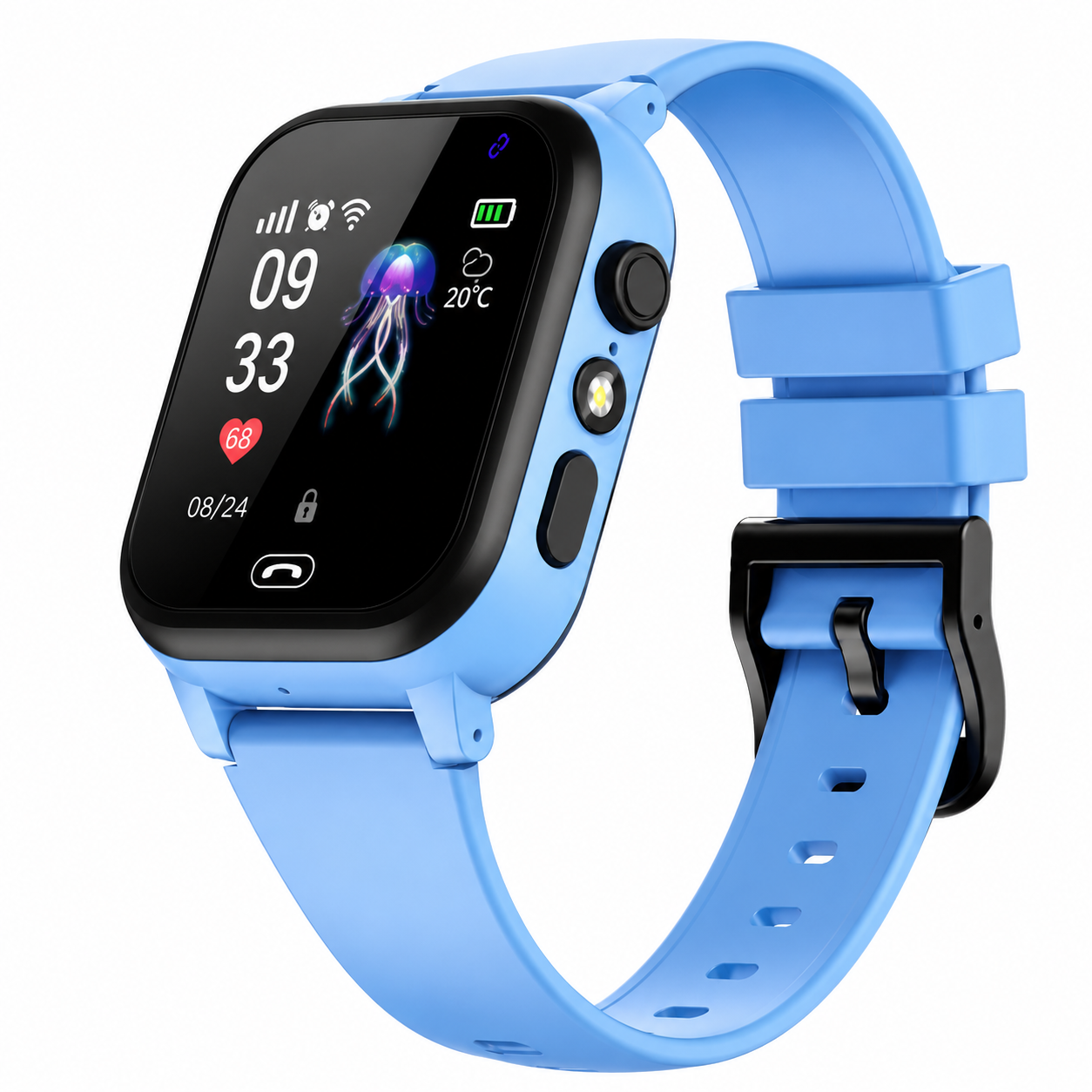 Smartwatch dla Dzieci z Lokalizacją, Wideorozmowami i Funkcją SOS