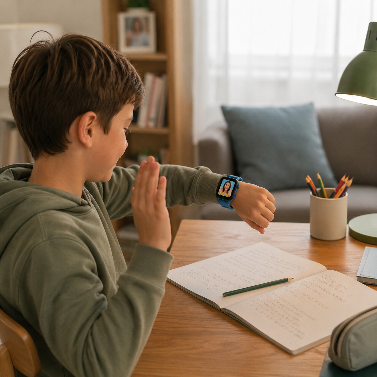 Smartwatch dla Dzieci z Lokalizacją, Wideorozmowami i Funkcją SOS