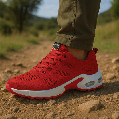 Sneakersy damskie z poduszką powietrzną, oddychające