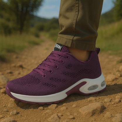 Sneakersy damskie z poduszką powietrzną, oddychające