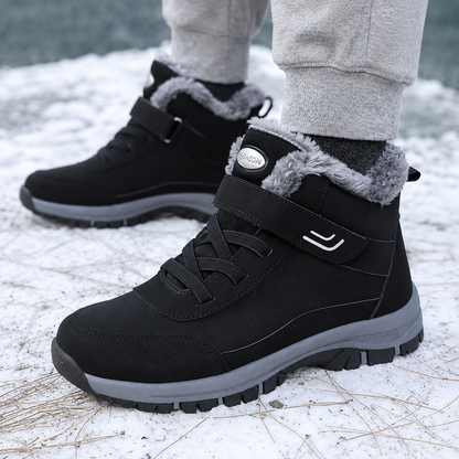 Buty zimowe damskie z rzepem, wodoodporne