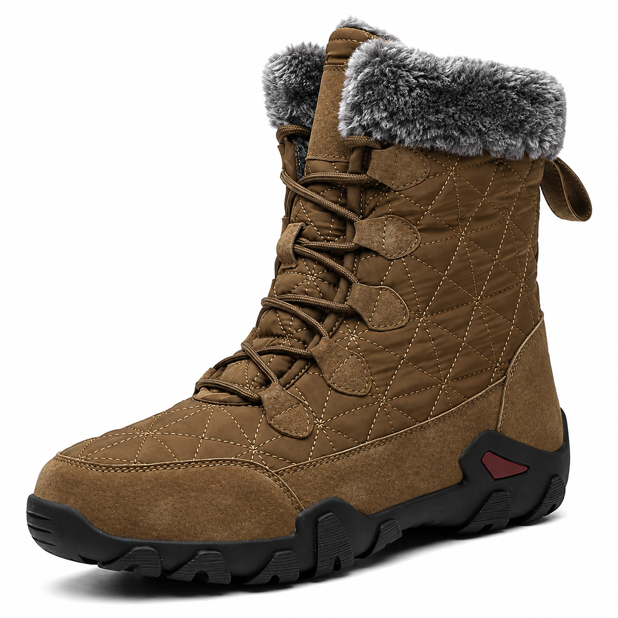 Wodoodporne buty zimowe męskie z wysoką cholewką