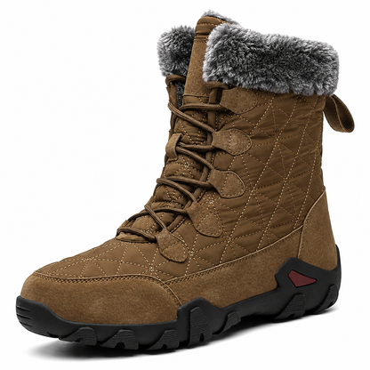 Wodoodporne buty zimowe męskie z wysoką cholewką