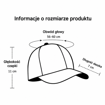 Cienka Czapka Bejsbolowa Męska - Szybkoschnąca - Panele Siatkowe