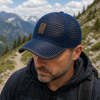 Czapka Trucker Męska Siatkowa - Ochrona UV - Regulowana