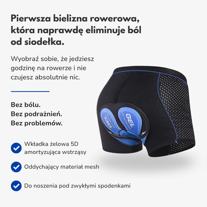 Spodenki rowerowe z żelem – Dla kobiet i mężczyzn – Maksymalny komfort podczas długich tras