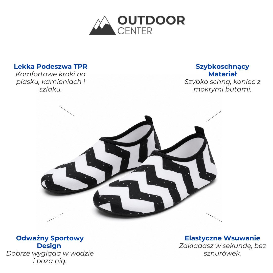 Buty do Wody - Szybkoschnące - Lekka Podeszwa TPR
