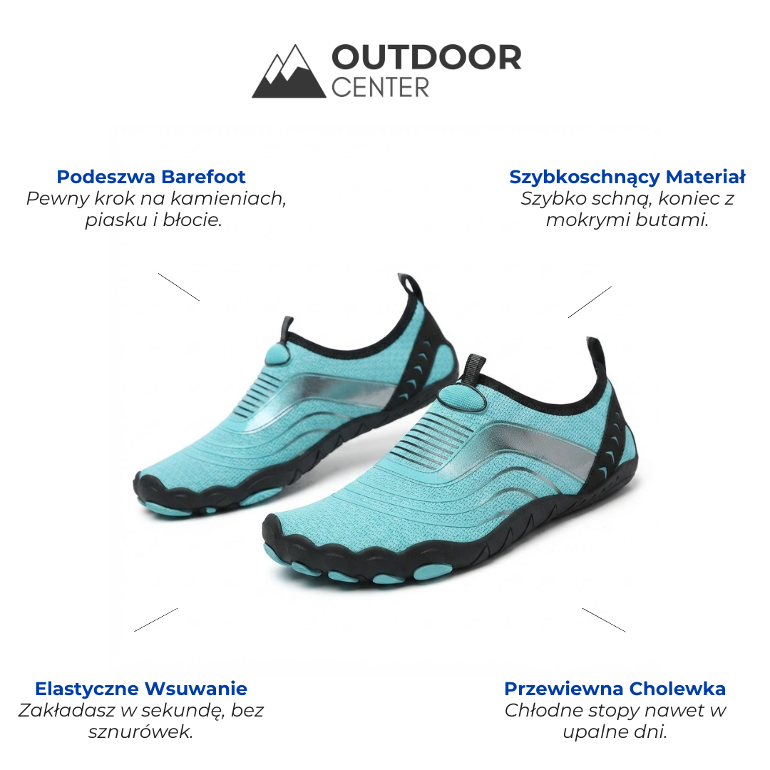 Buty do Wody - Szybkoschnące - Podeszwa Barefoot