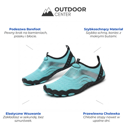 Buty do Wody - Szybkoschnące - Podeszwa Barefoot