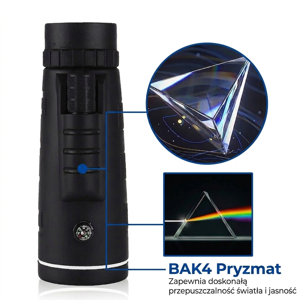 Monokular 500x – Lornetka HD Outdoor – Wodoodporny