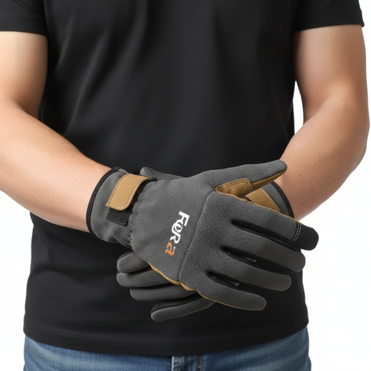 Rękawice Robocze – Skórzane Dłonie – Heavy Duty