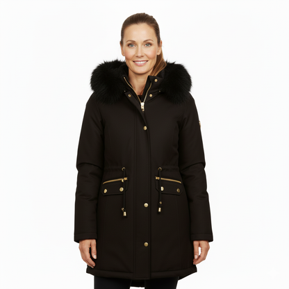 Damska Kurtka – Zimowa Parka – Z Kapturem