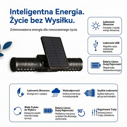 Solarna Lampa na Komary Zewnętrzna - Lampa Owadobójcza ze Szpikulcem - Wodoodporna UV