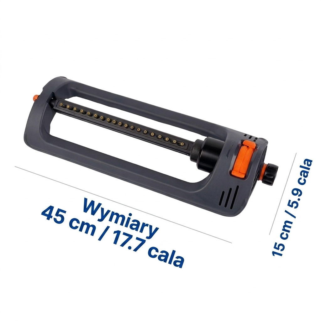 Oscylacyjny Zraszacz do Trawnika – 16 Dysz – Automatyczne Nawadnianie