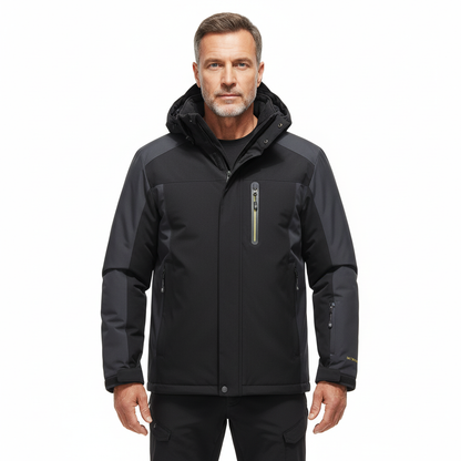 Kurtka Softshell – Męska Wodoodporna – Zimowa Outdoor