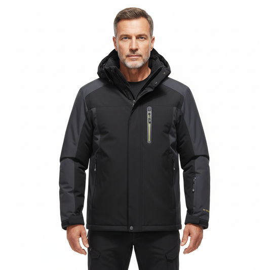 Kurtka Softshell – Męska Wodoodporna – Zimowa Outdoor