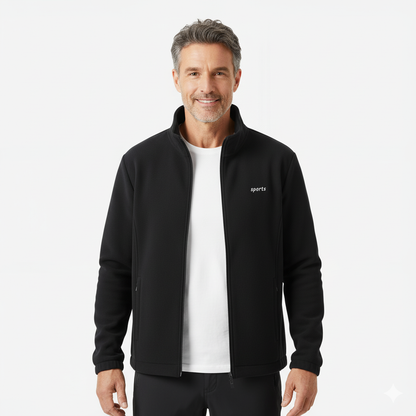 Męska Bluza – Sportowa Kurtka – Outdoor Zip