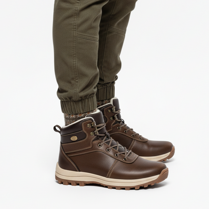 Skórzane Buty – Zimowe Trzewiki – Outdoor Męskie