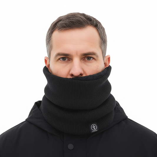 Unisex komin zimowy DuoTherm – Ocieplany, z polarem