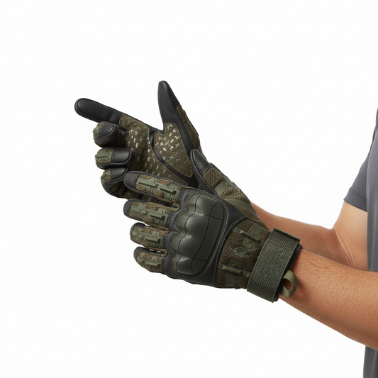 Taktyczne rękawice ochronne – Wzmocnione, odporne – Tactical & Outdoor