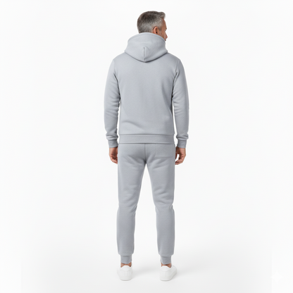 Męski komplet sportowy – Bluza z kapturem i spodnie – Stylowy i wygodny