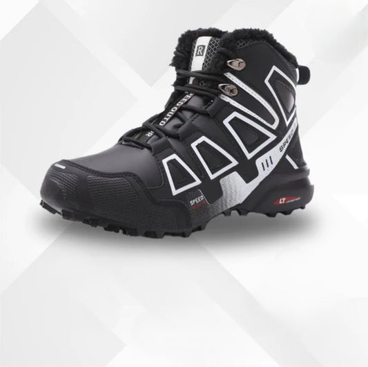 Buty trekkingowe zimowe - Ocieplane futerkiem - Antypoślizgowa podeszwa