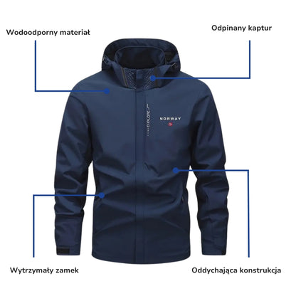 Kurtka Wodoodporna – Płaszcz Przeciwdeszczowy – Odzież Outdoorowa