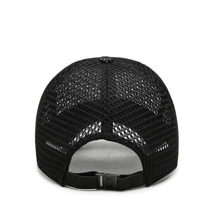 Czapka Trucker Męska Siatkowa - Ochrona UV - Regulowana