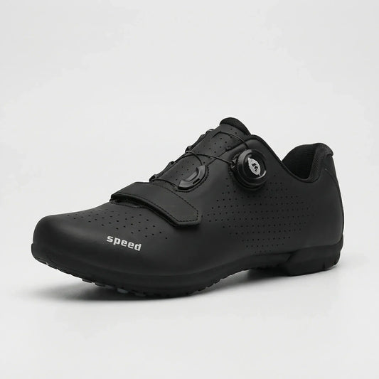 Buty rowerowe na płaskie pedały - z pokrętłem - bez zatrzasków