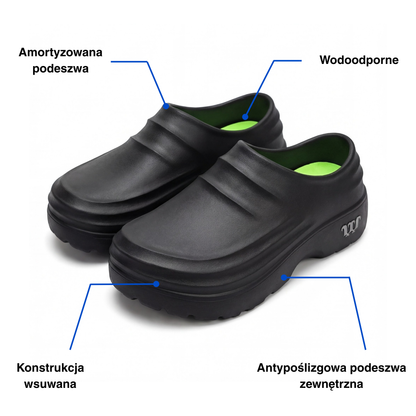 Uniwersalne Klapki Wsuwane – Wodoodporne – Amortyzująca Podeszwa