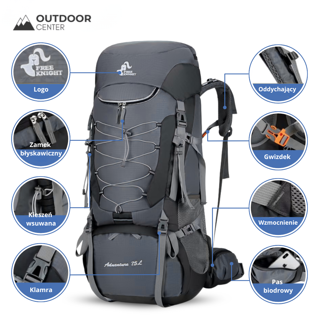 Plecak Trekkingowy 75L