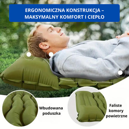 Ultralekka Mata Kempingowa z Poduszką