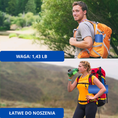 Ultralekka Mata Kempingowa z Poduszką