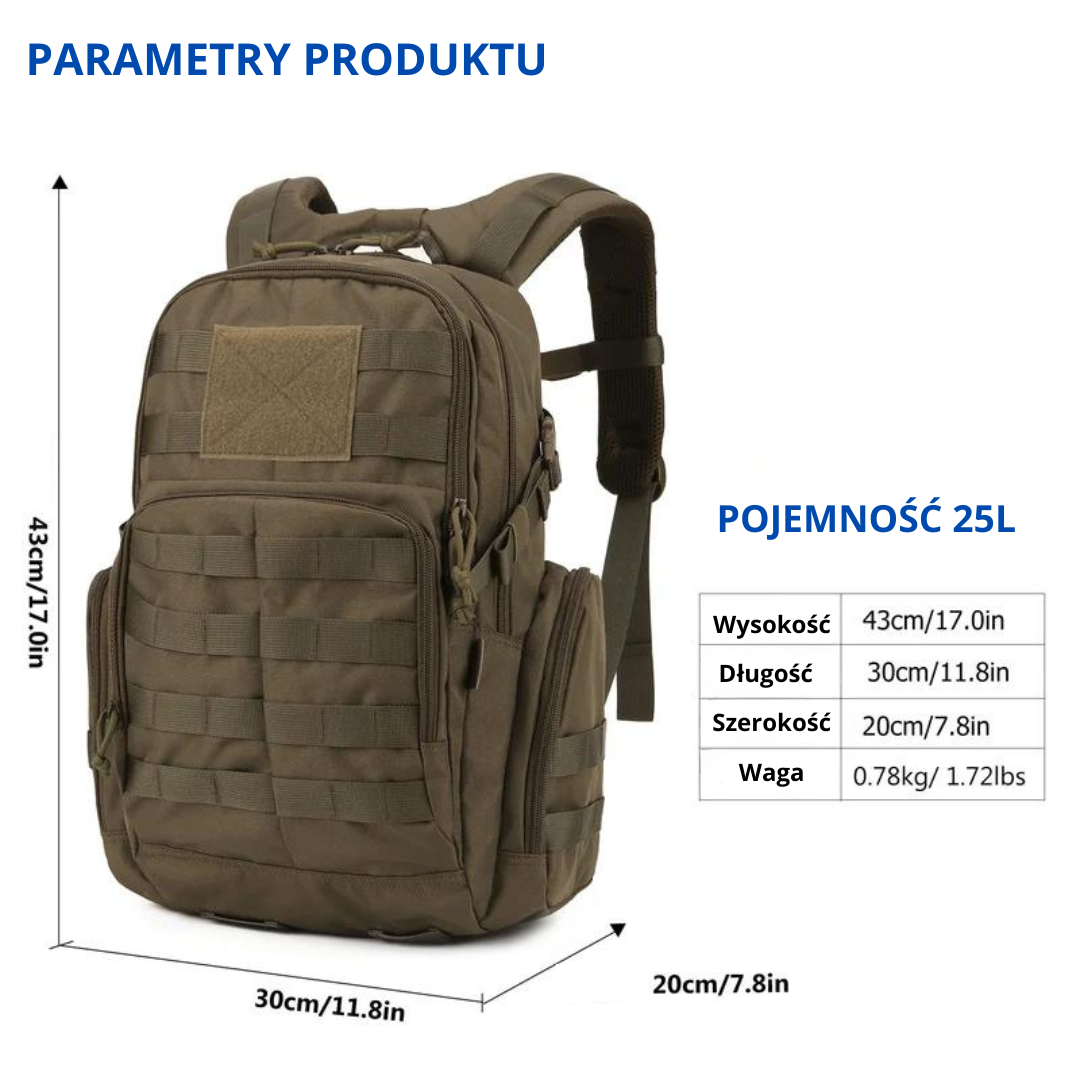 Plecak Taktyczny 25L Outdoorcenter