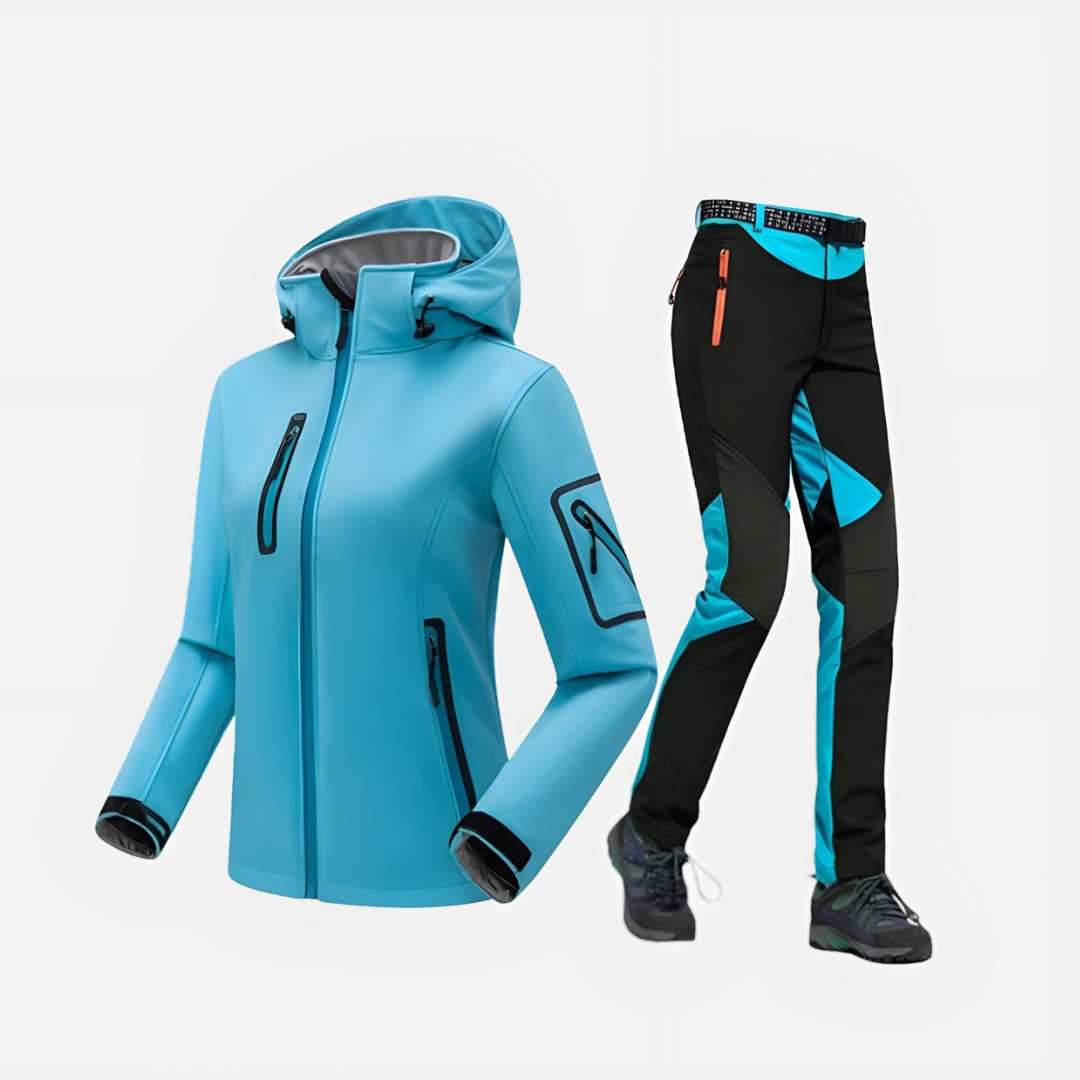 Zestaw softshell dla kobiet – wodoodporny – na ekstremalne warunki