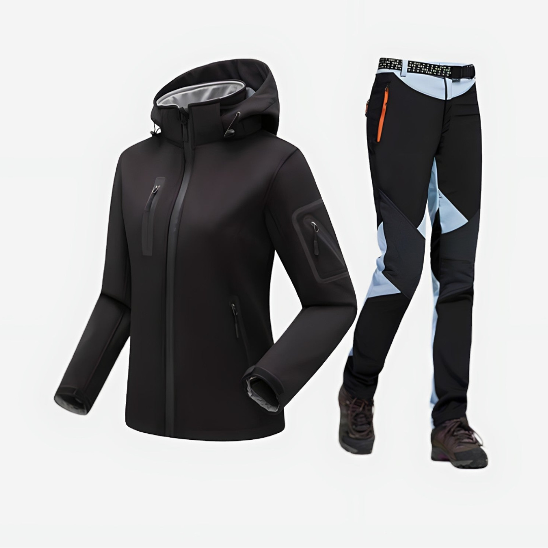 Zestaw softshell dla kobiet – wodoodporny – na ekstremalne warunki