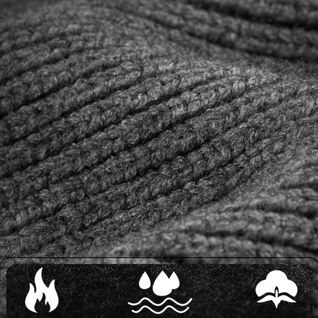 Czapka Zimowa – Ciepła i Miękka – Klasyczny Styl