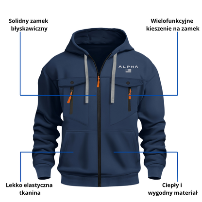Męska bluza softshell z kapturem – nowoczesna i funkcjonalna ochrona na chłodniejsze dni