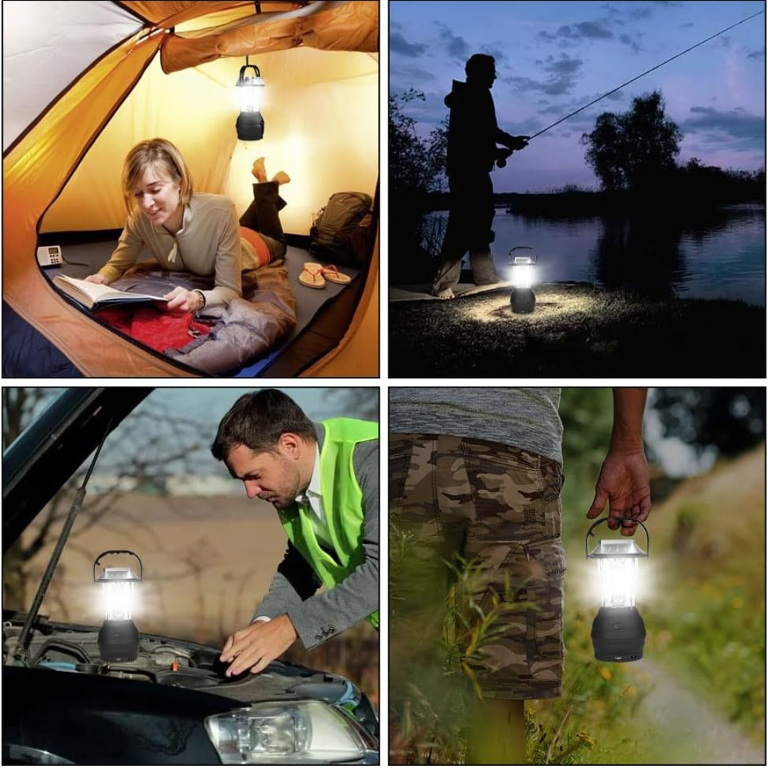 Lampa solarna – wielofunkcyjna – do kempingu i awaryjnych sytuacji