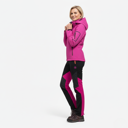 Zestaw softshell dla kobiet – wodoodporny – na ekstremalne warunki