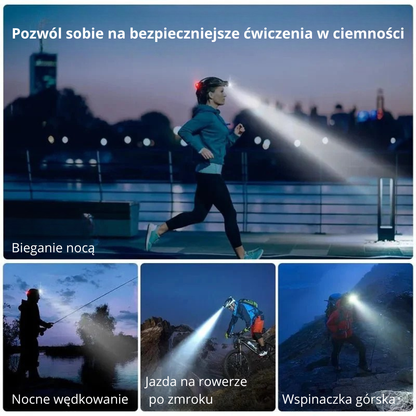 Czołówka LED z akumulatorem – idealna na każdą przygodę