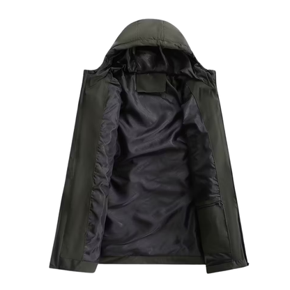 Kurtka Softshell Ogrzewana – Wodoodporna i Wiatroszczelna – Męska Outdoor