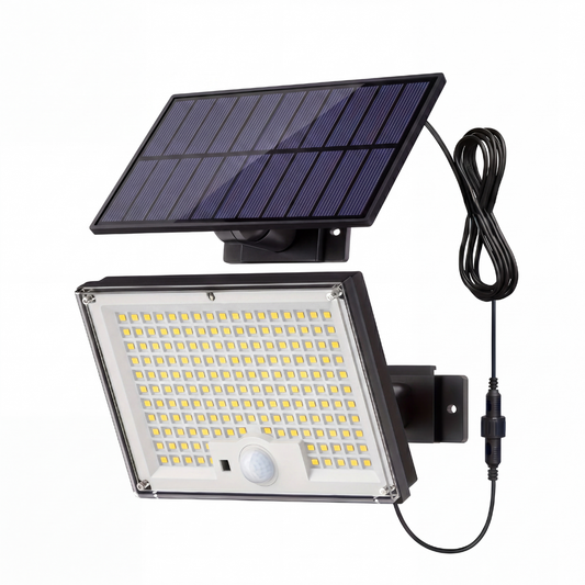 Solarna Lampa Powodziowa z Czujnikiem Ruchu – 172 LED – IP65