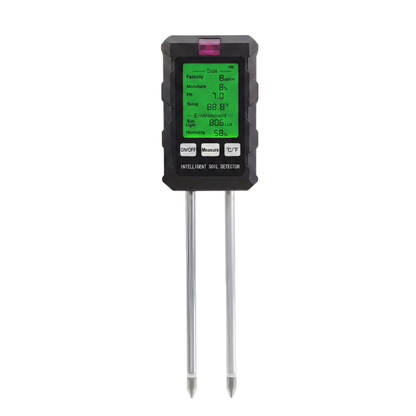 Tester Gleby 6-w-1 – pH Wilgotność Temperatura – Wyświetlacz LCD