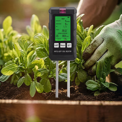 Tester Gleby 6-w-1 – pH Wilgotność Temperatura – Wyświetlacz LCD