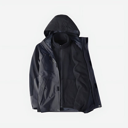 Męska Kurtka Softshell – Zimowa Outdoor – Wodoodporna Ciepła