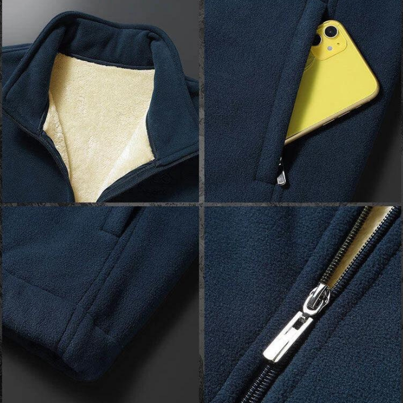Męska Bluza – Sportowa Kurtka – Outdoor Zip