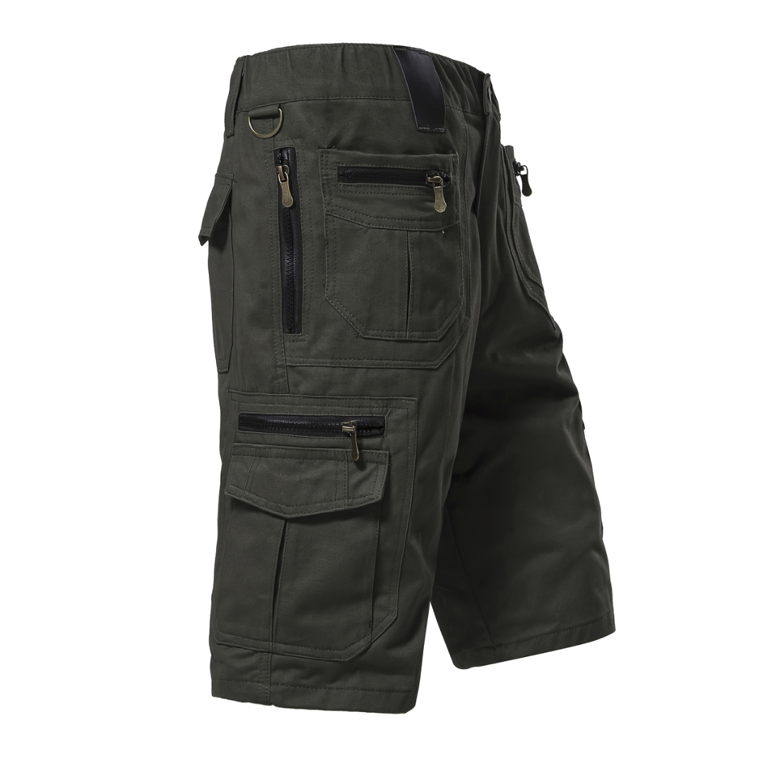 Męskie bawełniane spodenki cargo – Casual i funkcjonalne – Na ciepłe dni