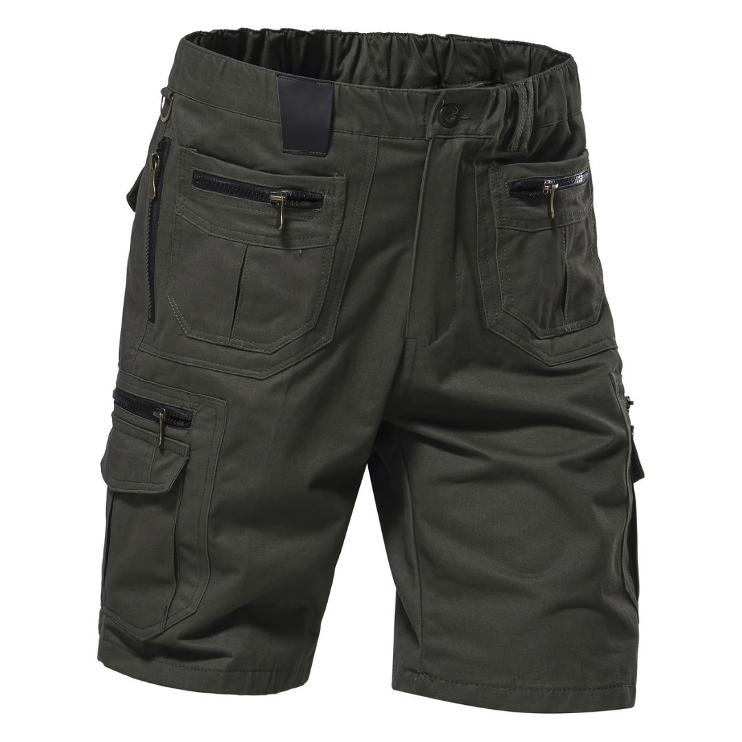 Męskie bawełniane spodenki cargo – Casual i funkcjonalne – Na ciepłe dni