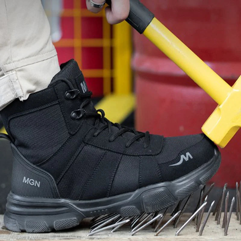 Buty taktyczne robocze - odporne na przebicie - wsparcie kostki